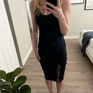 Navy Midi Dress